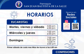 Horarios 2026